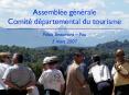 Assemble gnrale Comit dpartemental du tourisme PowerPoint PPT Presentation