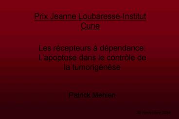 Aucun titre de diapositive