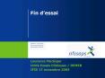 Fin dessai PowerPoint PPT Presentation