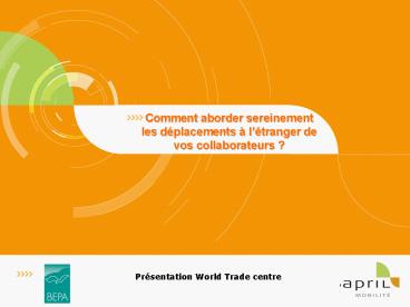 Prsentation World Trade centre