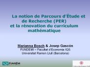 La notion de Parcours d