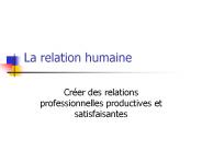 La relation humaine