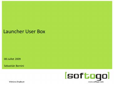 User Box