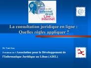 La consultation juridique en ligne : Quelles r
