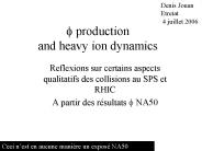 f production and heavy ion dynamics