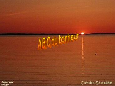 ABC du bonheur