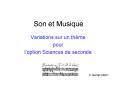 Son et Musique PowerPoint PPT Presentation