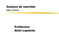 Analyse de marchs MBA 5100296 PowerPoint PPT Presentation