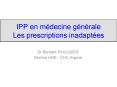 IPP en mdecine gnrale Les prescriptions inadaptes PowerPoint PPT Presentation