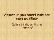 Appart un peu pourri mais bon c