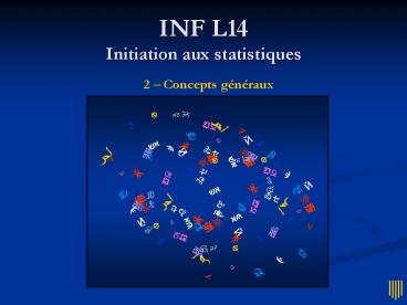 INF L14 Initiation aux statistiques
