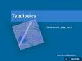 Typologies PowerPoint PPT Presentation