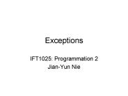 Exceptions