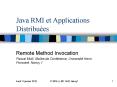 Java RMI et Applications Distribues PowerPoint PPT Presentation