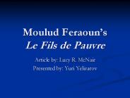 Moulud Feraoun