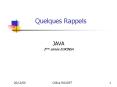 Quelques Rappels PowerPoint PPT Presentation