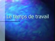Le temps de travail