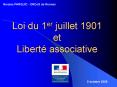 Loi du 1er juillet 1901 et Libert associative PowerPoint PPT Presentation