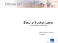 Secure Socket Layer prsentation gnrale PowerPoint PPT Presentation
