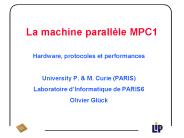 La machine parallle MPC1