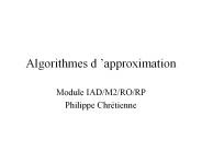 Algorithmes d