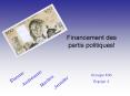 Financement des partis politiques PowerPoint PPT Presentation