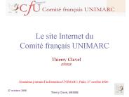 Le site Internet du Comit