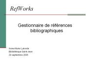 RefWorks