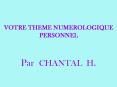 VOTRE THEME NUMEROLOGIQUE PERSONNEL PowerPoint PPT Presentation