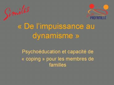 De limpuissance au dynamisme