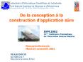 De la conception la construction dapplication sre PowerPoint PPT Presentation