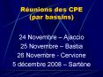 Runions des CPE par bassins PowerPoint PPT Presentation