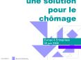 une solution pour le chmage PowerPoint PPT Presentation