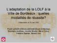 Ladaptation de la LOLF la Ville de Bordeaux : quelles modalits de russite Prsentation du 30 mai 2006 PowerPoint PPT Presentation