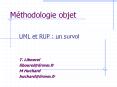 Mthodologie objet PowerPoint PPT Presentation