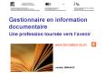 Gestionnaire en information documentaire PowerPoint PPT Presentation