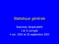Statistique g PowerPoint PPT Presentation