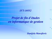 IFT-10552 Projet de fin d