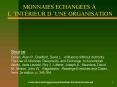 MONNAIES CHANGES LINTRIEUR DUNE ORGANISATION PowerPoint PPT Presentation