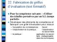 22' Fabrication de grilles dvaluation test formatif PowerPoint PPT Presentation
