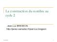 La construction du nombre au cycle 2 PowerPoint PPT Presentation