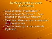 Le dcret relatif au socle 11072006