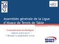 Assemble gnrale de la Ligue dAlsace de Tennis de Table PowerPoint PPT Presentation