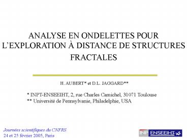 Aucun titre de diapositive