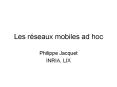 Les rseaux mobiles ad hoc PowerPoint PPT Presentation