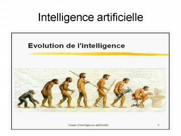 Intelligence artificielle