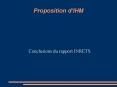 Proposition d'IHM PowerPoint PPT Presentation