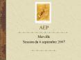 AEP PowerPoint PPT Presentation