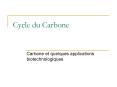 Cycle du Carbone PowerPoint PPT Presentation