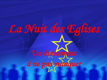 La Nuit des Eglises